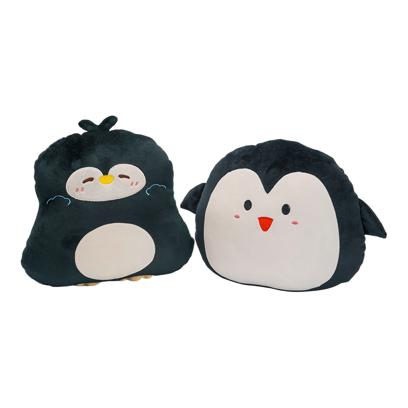 Mollige pinguïn pluche kussens