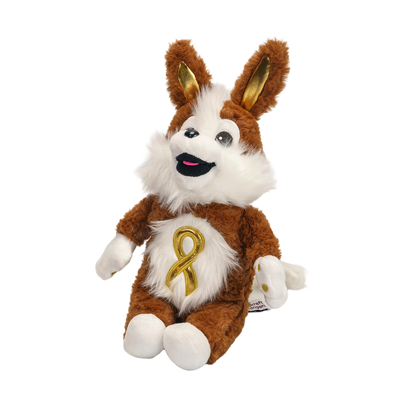 Zittende wilde dieren met lange oren, konijnen, knuffels Zittende wilde dieren met lange oren, konijnen, knuffels