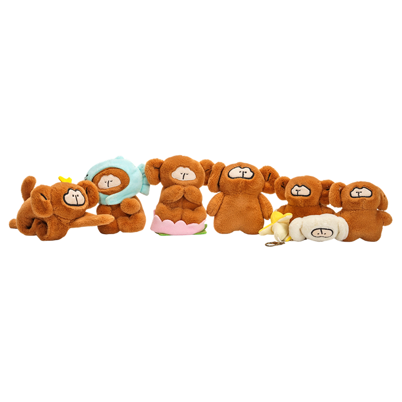 Schattige knuffels van aapjes