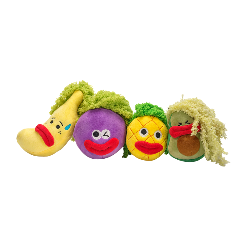 Kleurrijke fruitbuddy knuffel Kleurrijke fruitbuddy knuffel